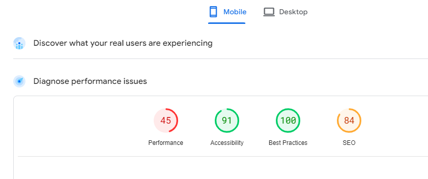 Google PageSpeed Insights